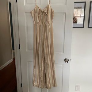 NWT M striped romper.